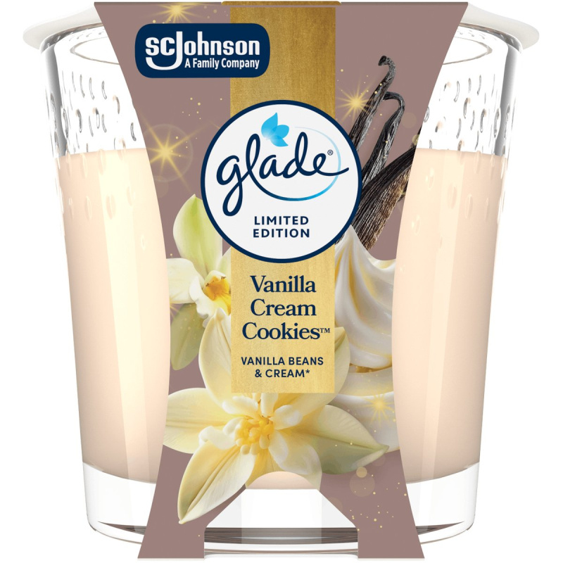 Glade Vanilla Cream Cookies vonná svíčka