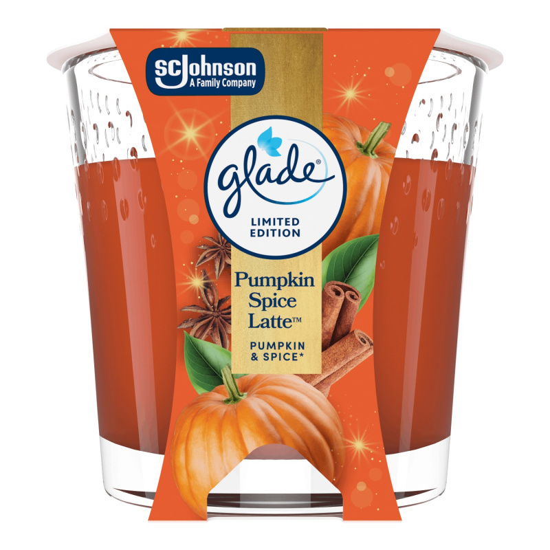 Glade Pumpkin Spice Latte vonná svíčka