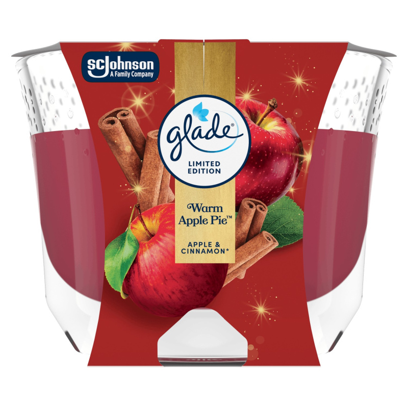 Glade Warm Apple Pie Maxi vonná svíčka