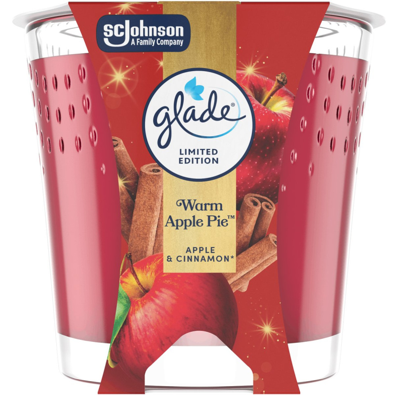 Glade Warm Apple Pie Maxi vonná svíčka