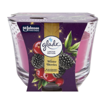GLADE Winter Berries vonná svíčka 204 g