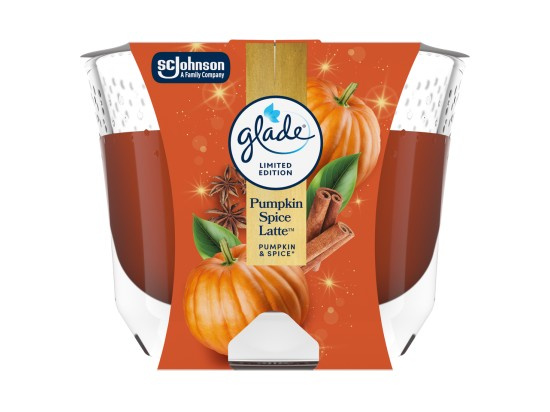 Glade Pumpkin Spice Latte Maxi vonná svíčka