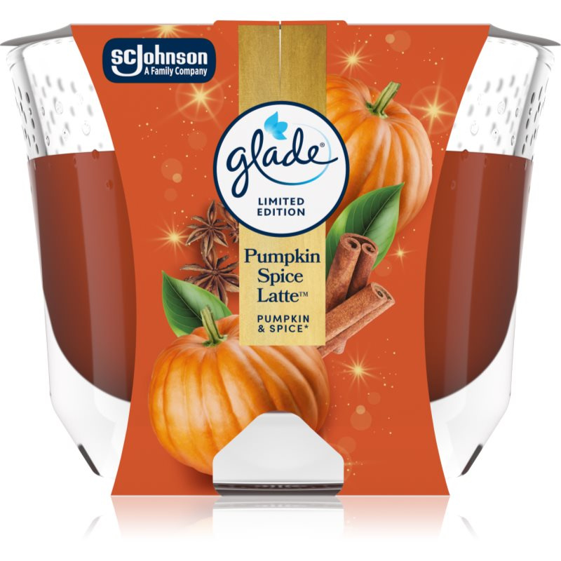 Glade Pumpkin Spice Latte Maxi vonná svíčka