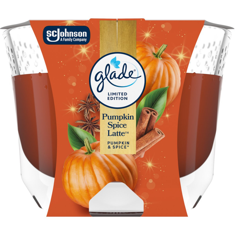 Glade Pumpkin Spice Latte Maxi vonná svíčka