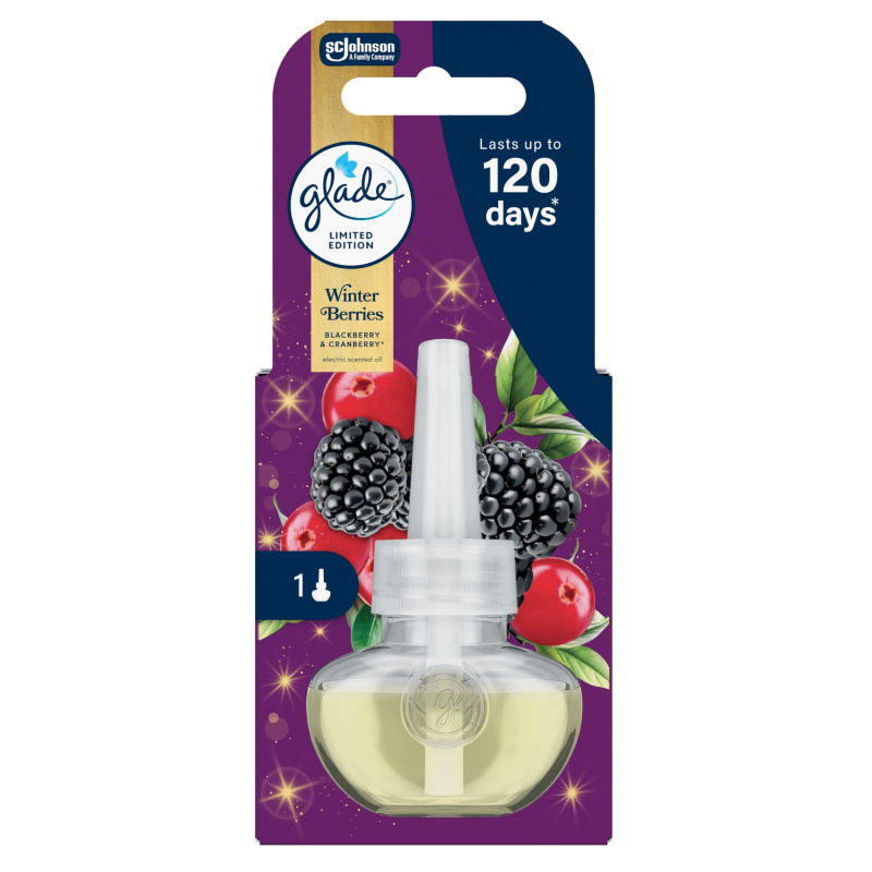 GLADE Winter Berries náplň do elektrického difuzéru 20 ml