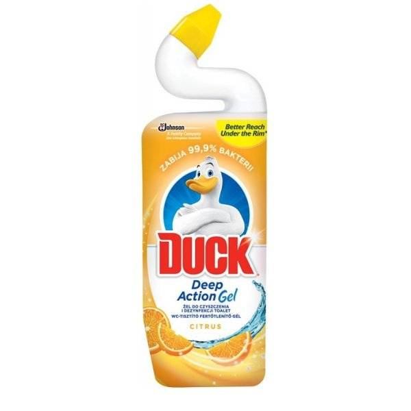 Duck WC čistič 750ml Citrus NEW Ks