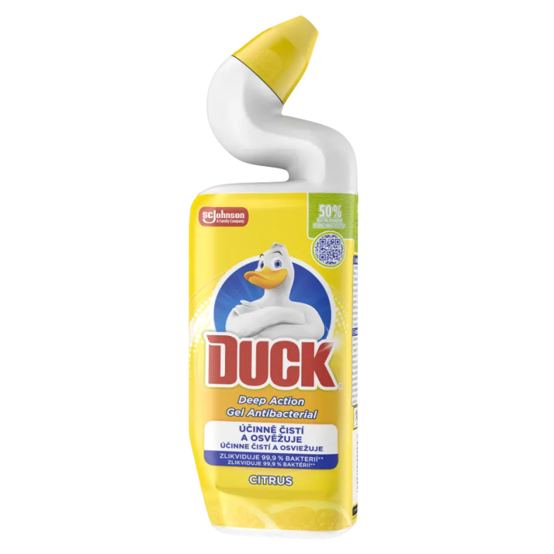 Duck WC čistič 750ml Citrus NEW Ks