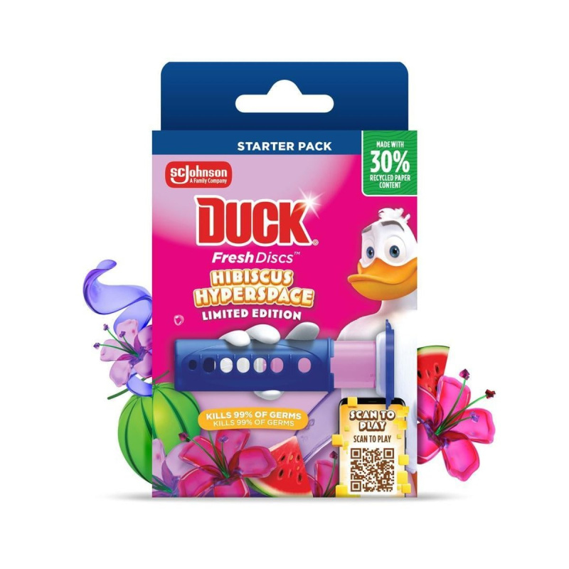 Duck Fresh Discs Hibiscus Hyperspace WC čistič