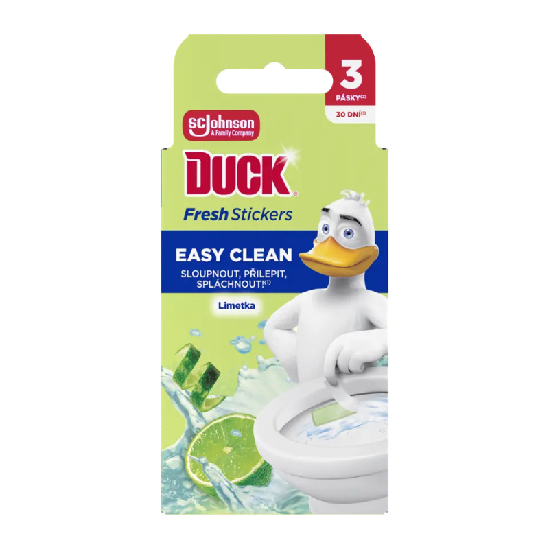 Duck WC pásky Fresh Stick Limetka, 3 ks