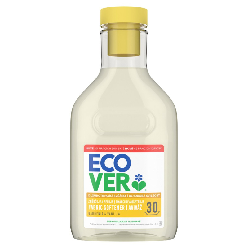 Ecover ekologická aviváž gardenie a vanilka, 25 praní, 750 ml