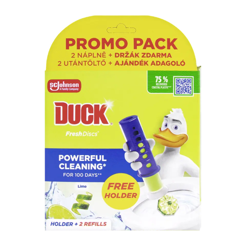 Duck Fresh Discs Limetka čistič WC náplň 72 ml