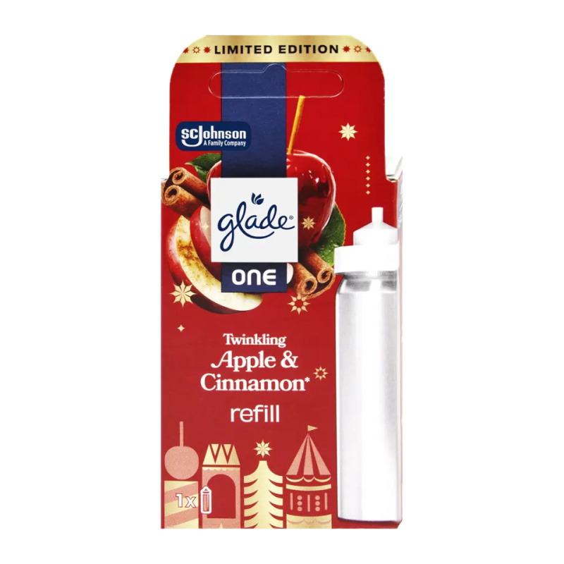 Glade Náhradní náplň do osvěžovače vzduchu Jablko a skořice 10 ml