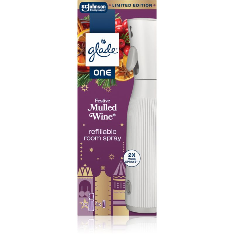 GLADE ONE Festive Mulled Wine osvěžovač vzduchu plnitelný 10 ml