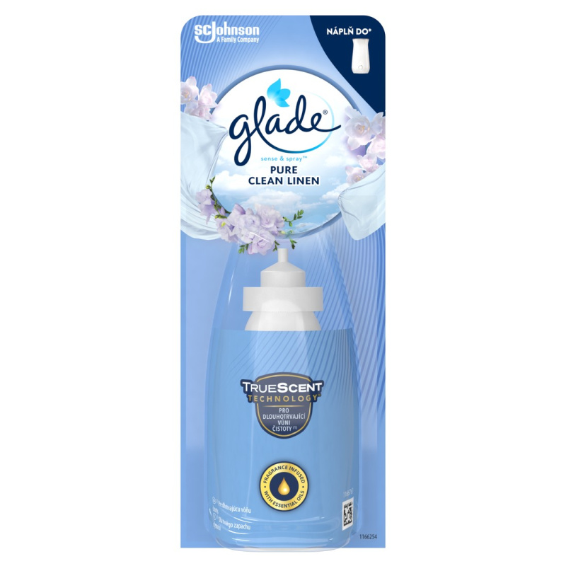 Glade by Brise Sense & Spray náplň Pure  Clean Linen 18ml