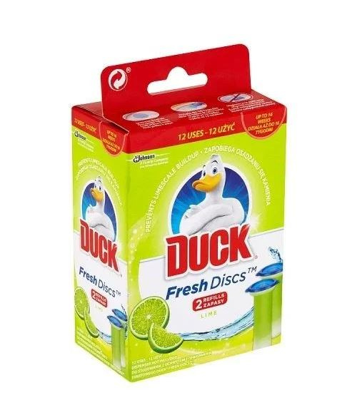 WC blok Duck Fresh Discs - náplň, limetka, 2x 36 ml