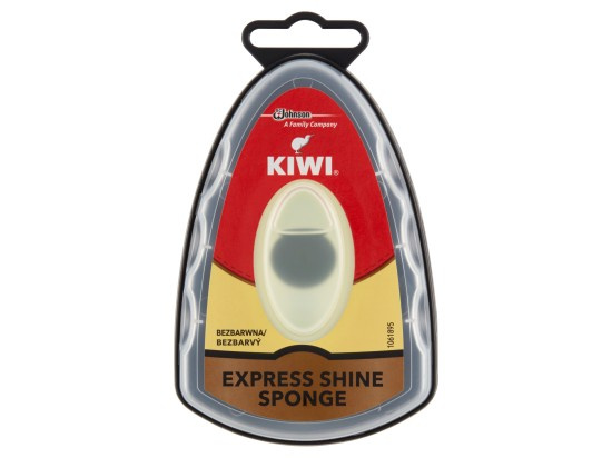 Kiwi Express Shine bezbarvý vosk a houbička 7ml