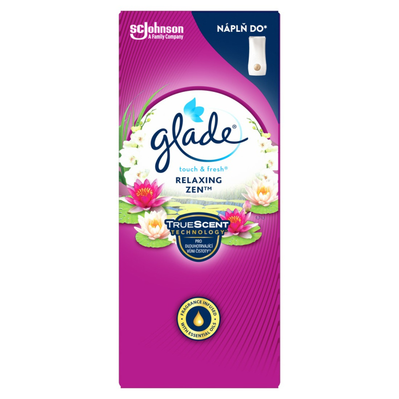 Glade Touch & Fresh - osvěžovač vzduchu - náplň Relaxing Zen