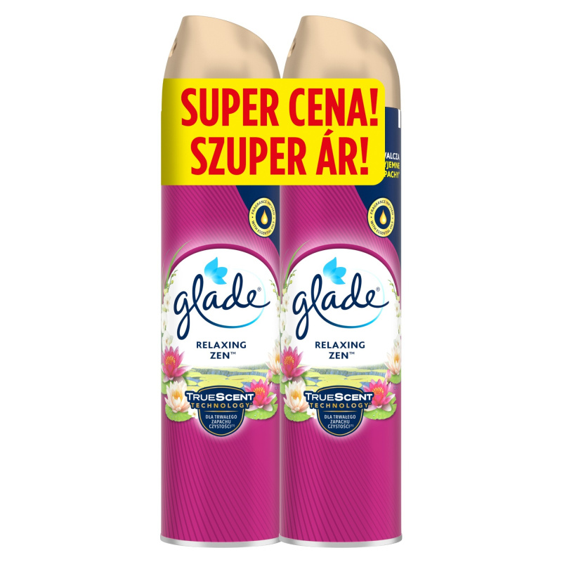 Osvěžovač vzduchu Glade - Relaxing zen, 2x 300 ml