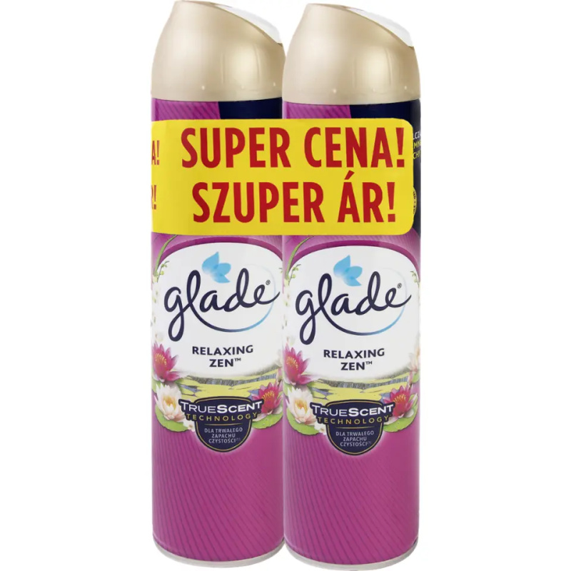 Osvěžovač vzduchu Glade - Relaxing zen, 2x 300 ml