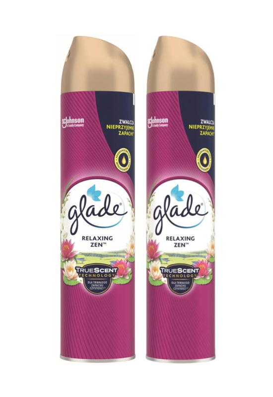 Osvěžovač vzduchu Glade - Relaxing zen, 2x 300 ml