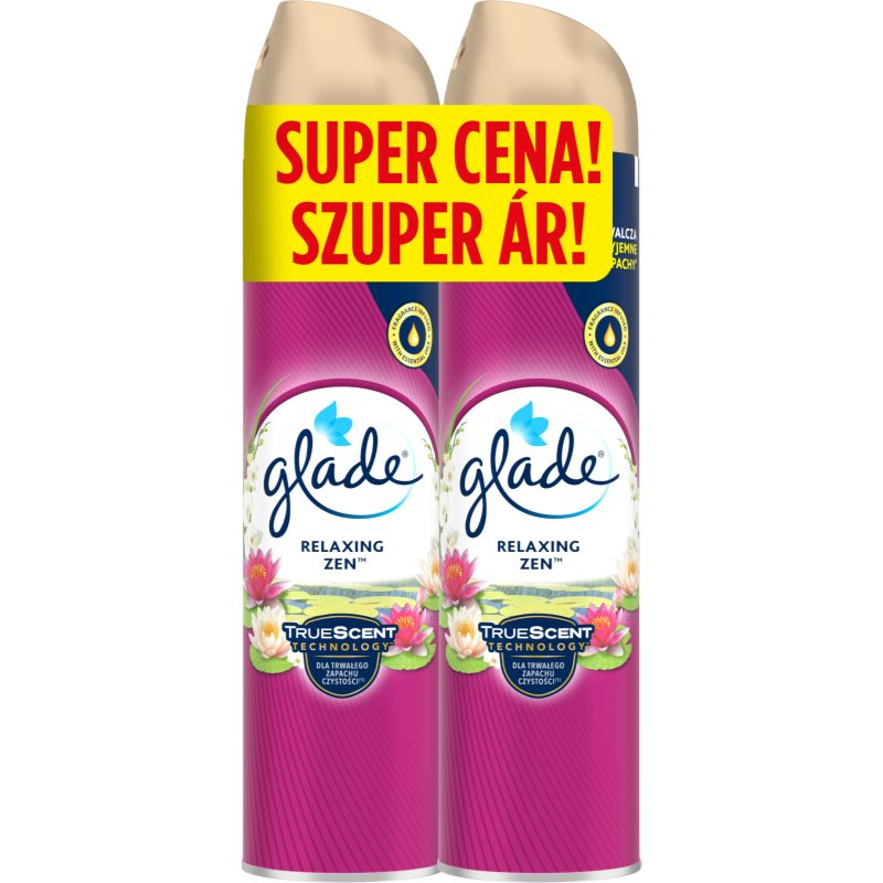 Osvěžovač vzduchu Glade - Relaxing zen, 2x 300 ml