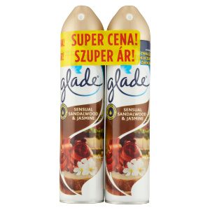 Glade Sensual sandalwood & jasmine aerosol duopack (2×0,3 l)