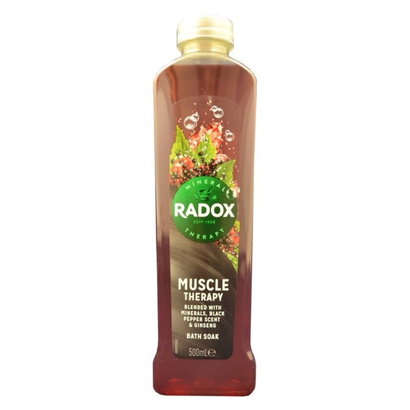 Radox Men Muscle Therapy pěna do koupele Black Pepper & Ginseng 500 ml