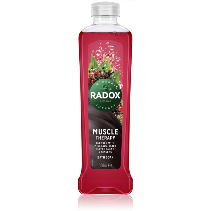Radox Men Muscle Therapy pěna do koupele Black Pepper & Ginseng 500 ml