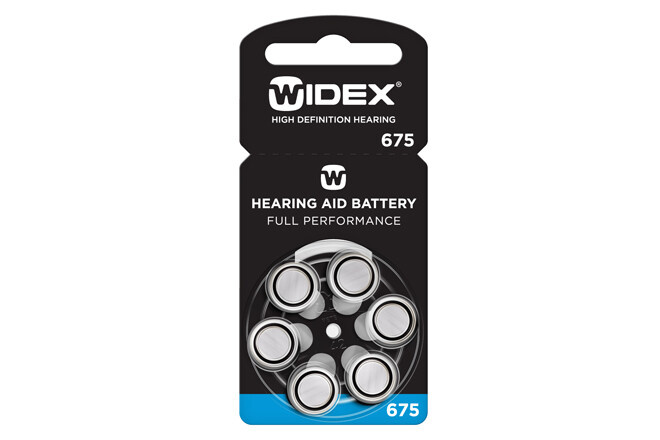 Widex 675 baterie do naslouchadel 6 ks