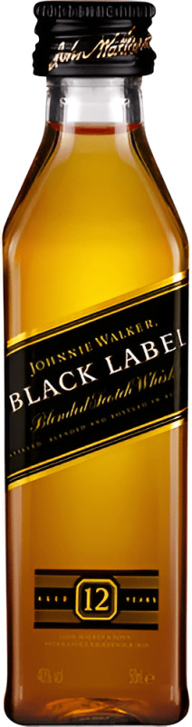 Johnnie Walker Black Label 12 letá Mini 40% 0,05l
