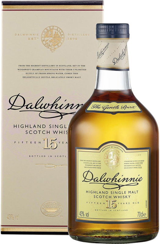 Dalwhinnie 15 letá 43% 0,7l