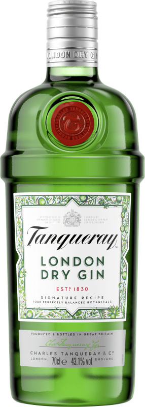 Tanqueray London Dry Gin 43,1% 0,7l (holá lahev)