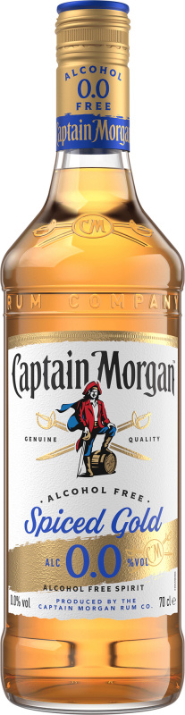 Captain Morgan  Spiced Gold Alcohol Free 0 % 0,7 l