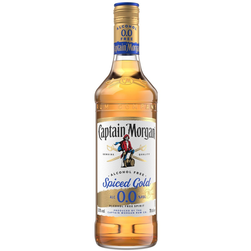 Captain Morgan Spiced Gold Alcohol Free 0.0% obj.