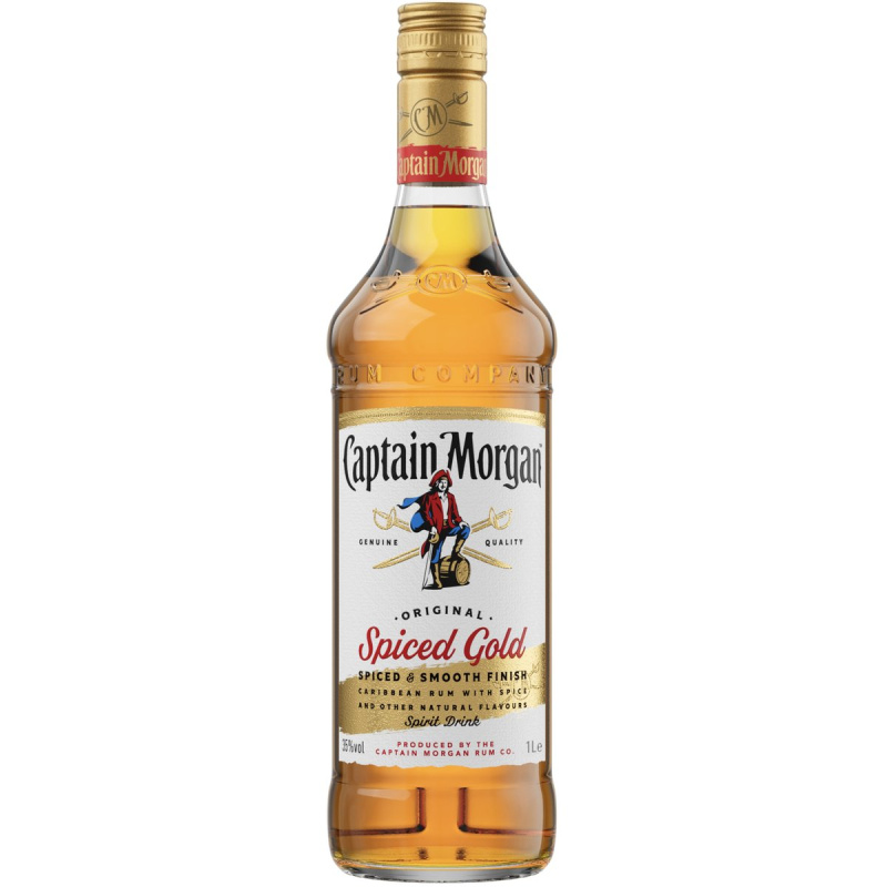 Captain Morgan Rum Captain Morgan spiced gold 1l 35%