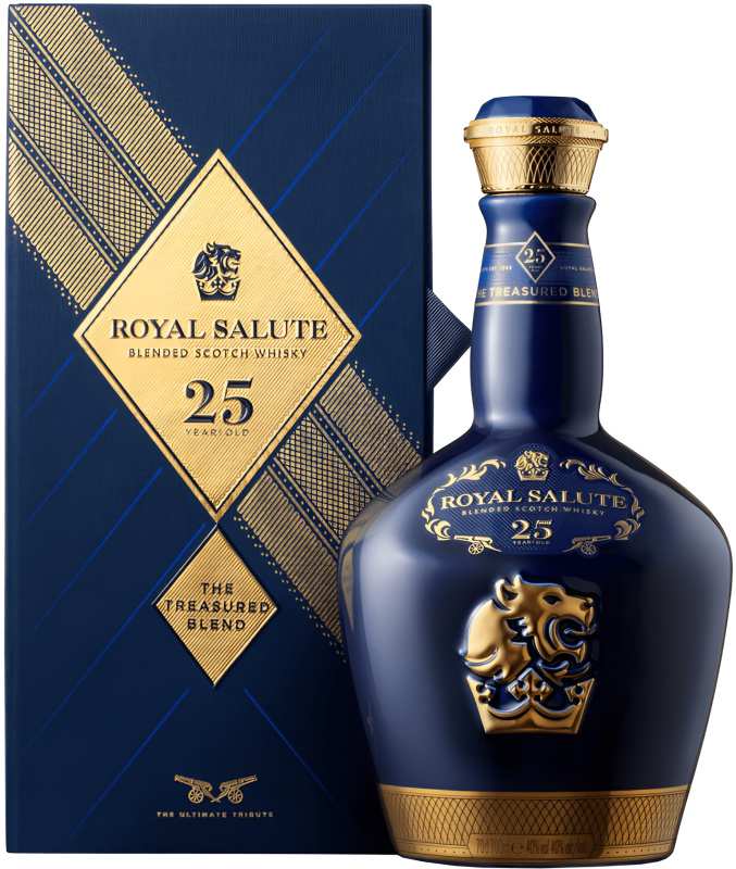 Royal Salute 25 letá The Treasured Blend 40% 0,7l