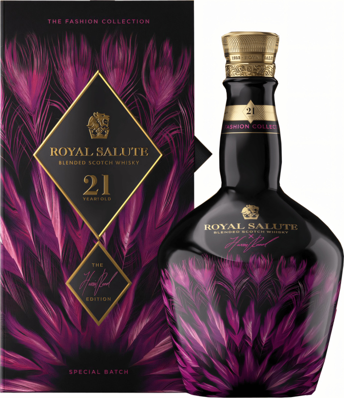 Royal Salute 21 letá Fashion Collection Harris Reed Purple 40% 0,7l