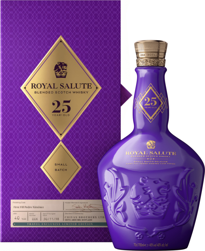 Royal Salute 25 letá Travel Exclusive Edition 40% 0,7l