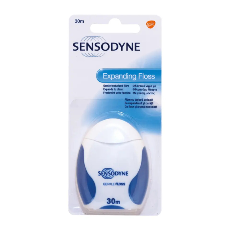 Sensodyne Expanding Floss dentální nit 30 m