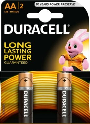 Duracell Basic AA alkalická baterie, 2 ks