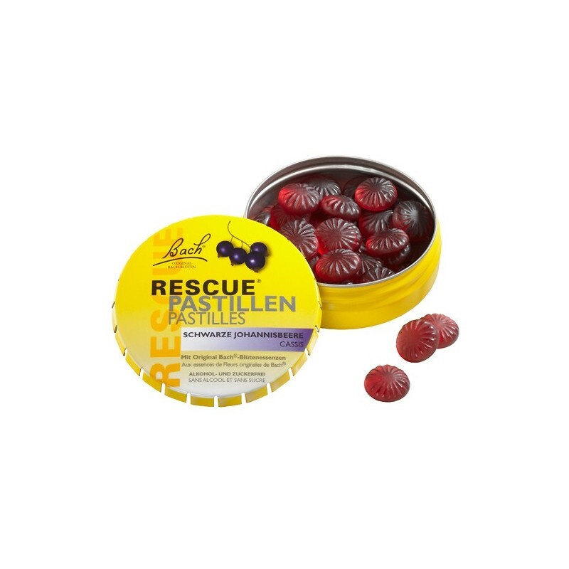 Bach RESCUE pastilky černý rybíz, 50g