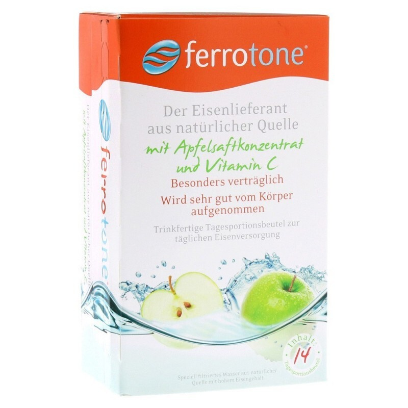 Ferrotone Original 100% přírodní zdroj železa s vitamínem C, 14x25ml