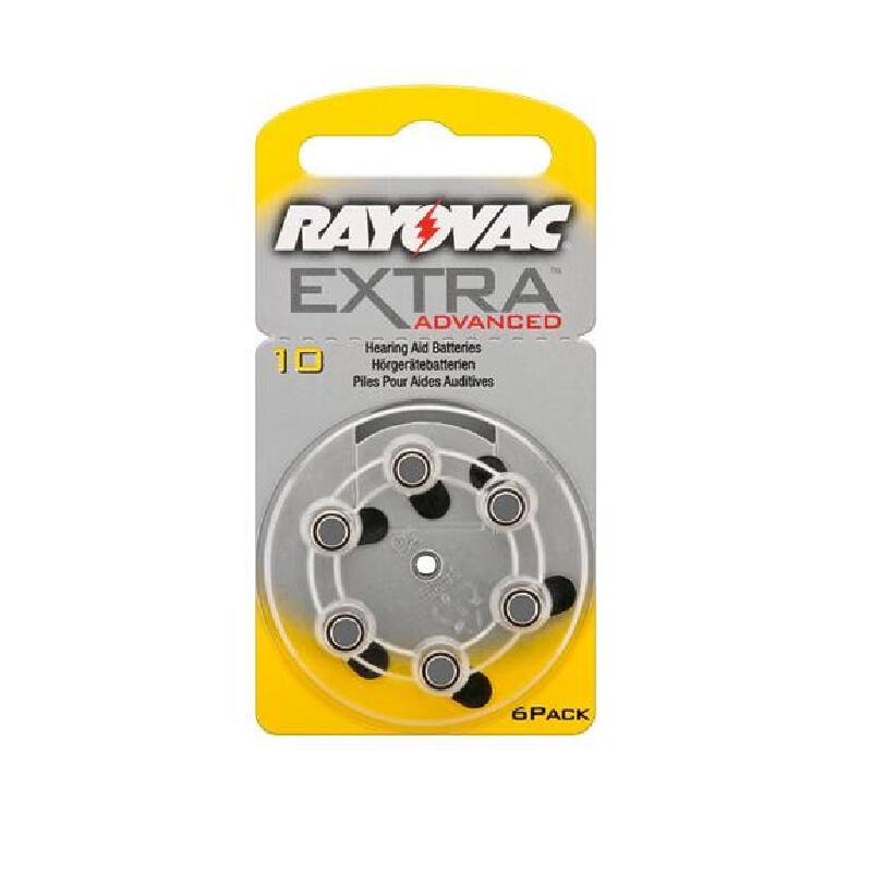 Rayovac Extra Adv.10 baterie do naslouchadel 6ks