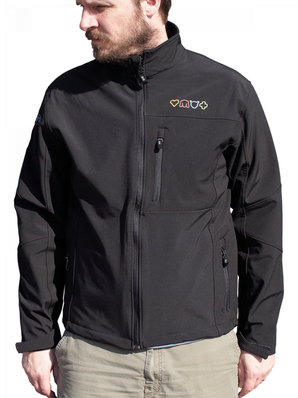 Brit Pánská Softshell bunda s kapucí XL