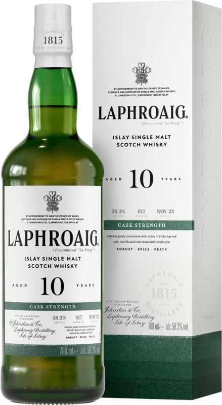 Laphroaig 10 letá Cask Strength Batch 017 58,3% 0,7l