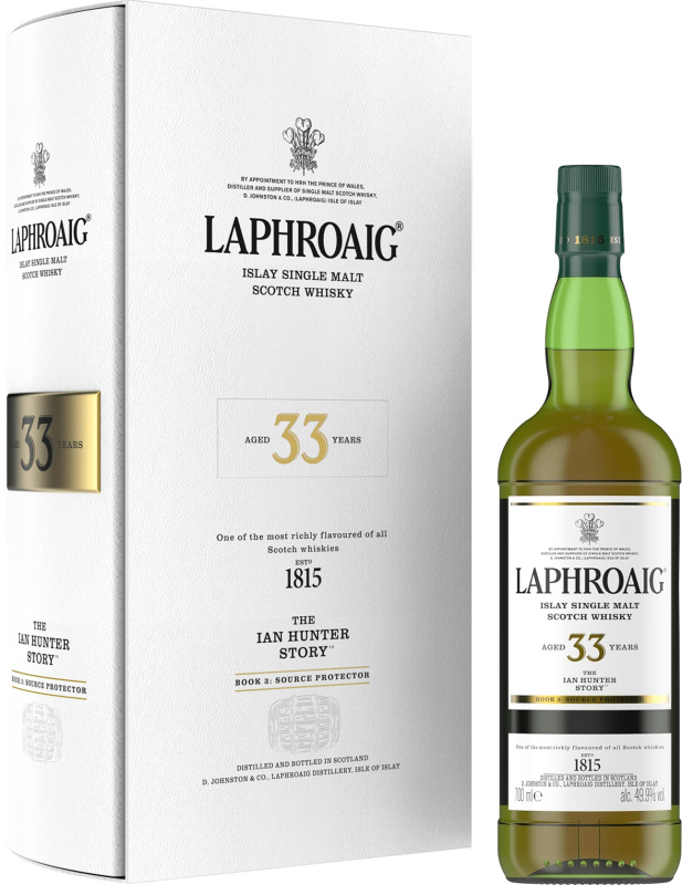 Laphroaig 33 letá The Ian Hunter Story Book 3 Edition 49,9% 0,7l