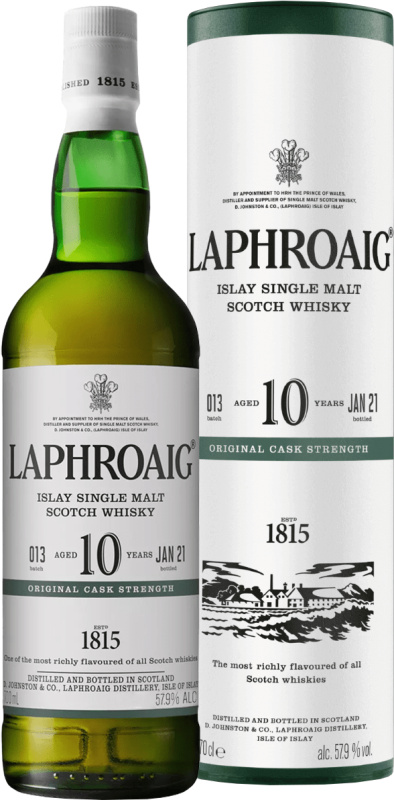 Laphroaig 10 letá Cask Strength Batch 013 57,9% 0,7l