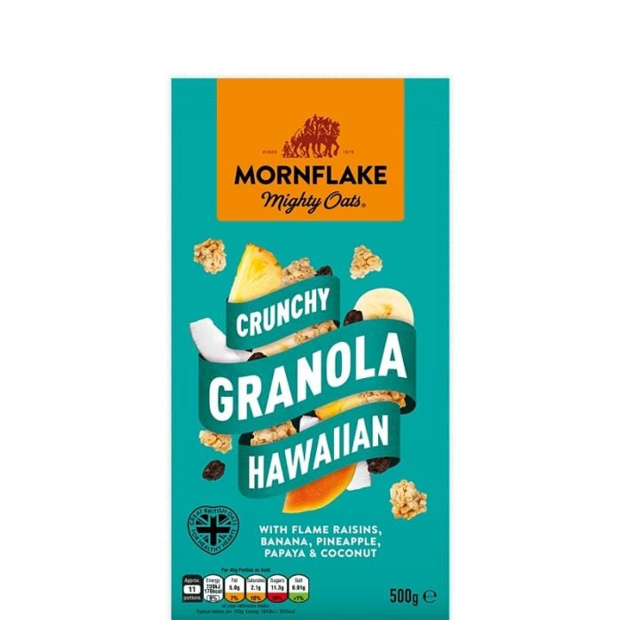 Mornflake Crunchy Granola 500 g Havajské ovoce
