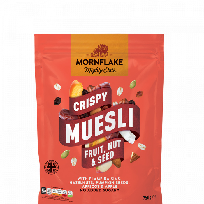Mornflake Crispy Muesli Fruit, Nut & Seed 750 g