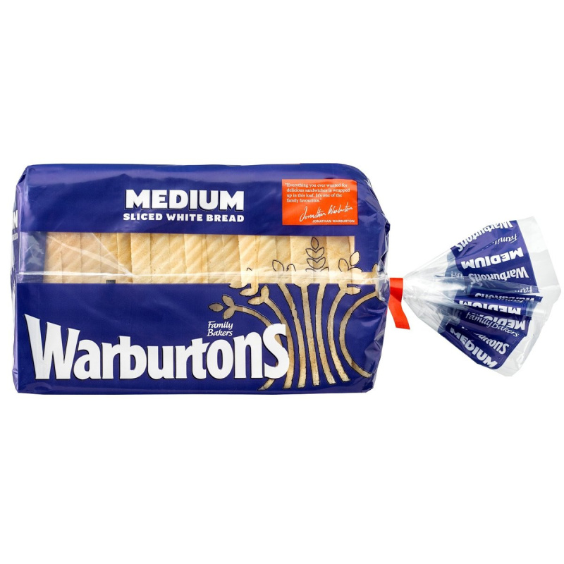 Warburtons Toustový chléb střední